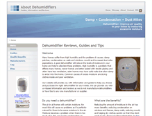 Tablet Screenshot of aboutdehumidifiers.co.uk